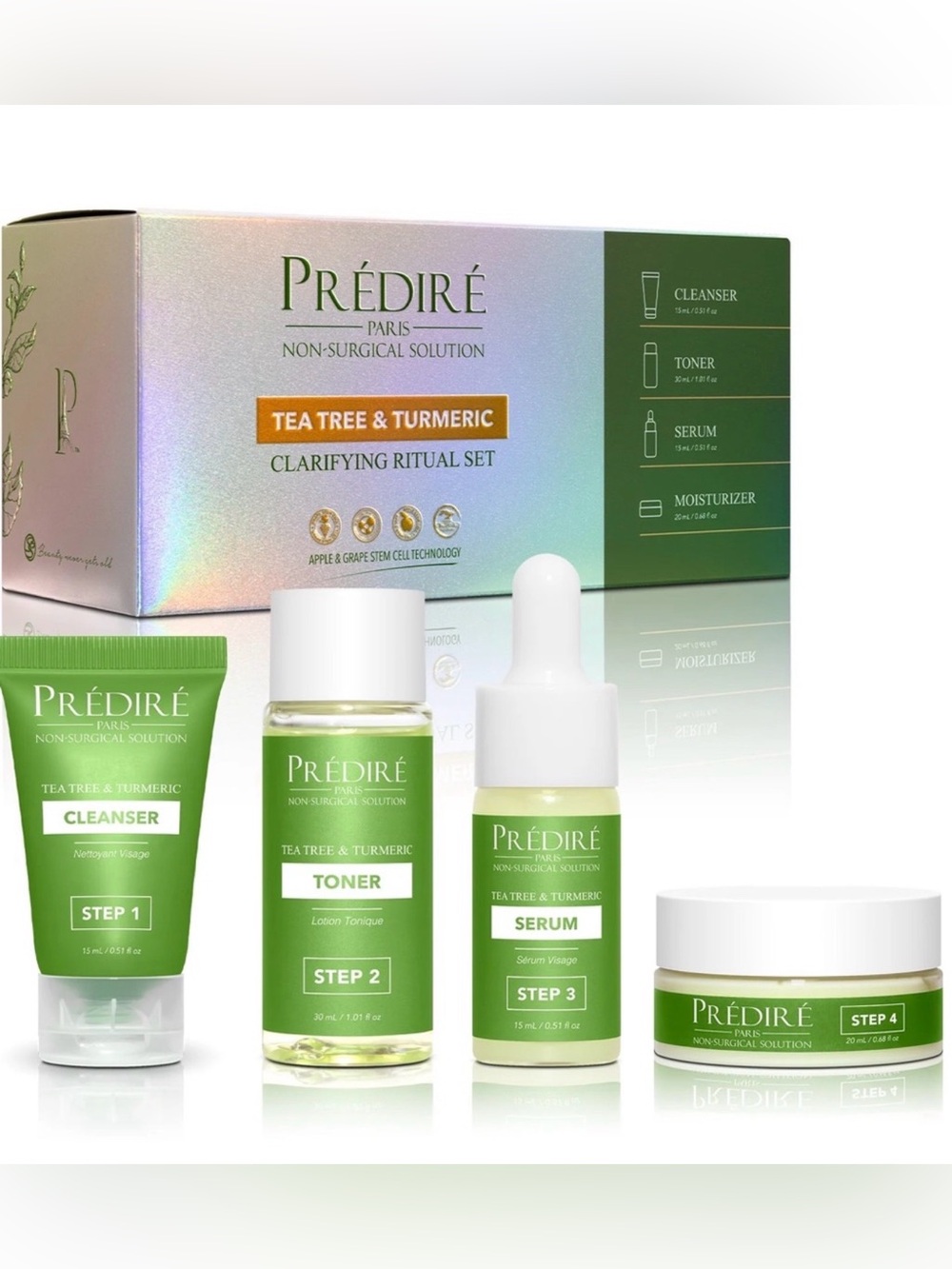 Prédiré Tea Tree & Turmeric Clarifying Ritual Set